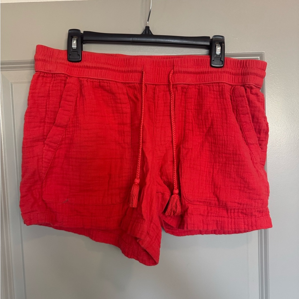 Sonoma Women's High Waist Red Shorts